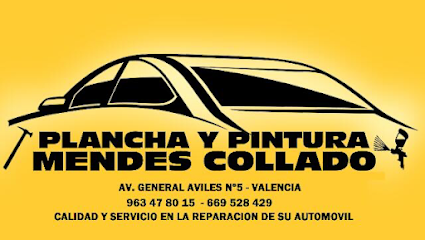 Mendes Collado Carroceria y Pintura del automovil.