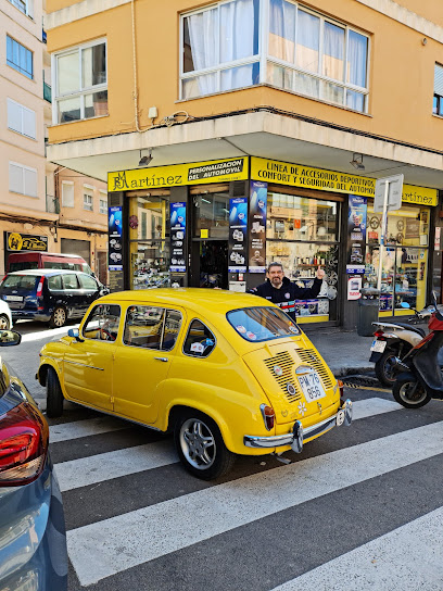Bj Martínez, Accesorios ,Recambios del automóvil