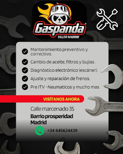 Gas panda Taller mecánico
