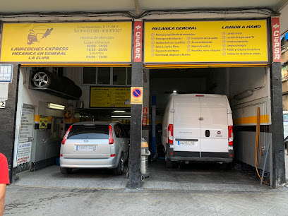 Lavacoches Express. La Elipa